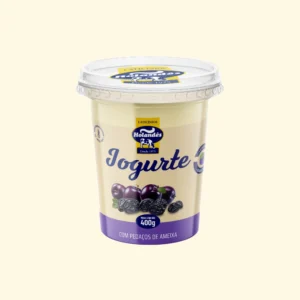 Iogurte com pedaços de ameixa 400 g - Laticínios Holandês