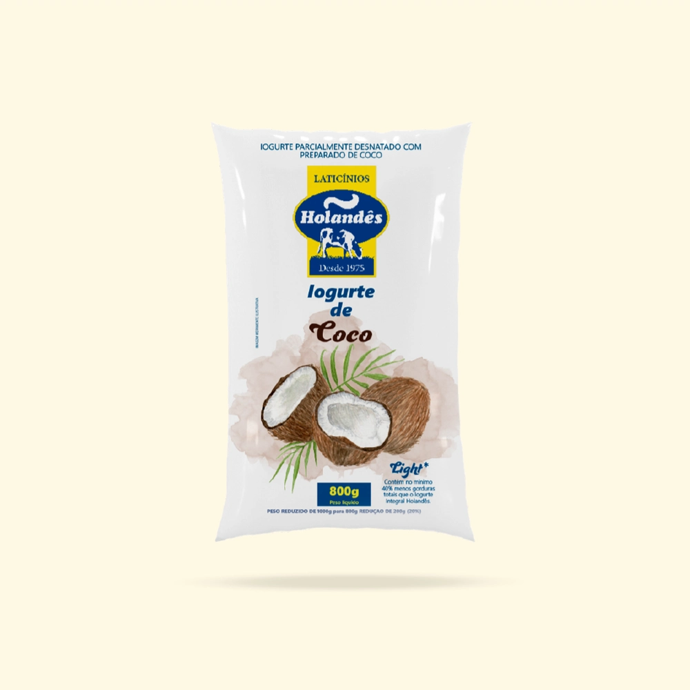 Iogurte de Coco Light - Laticínios Holandês