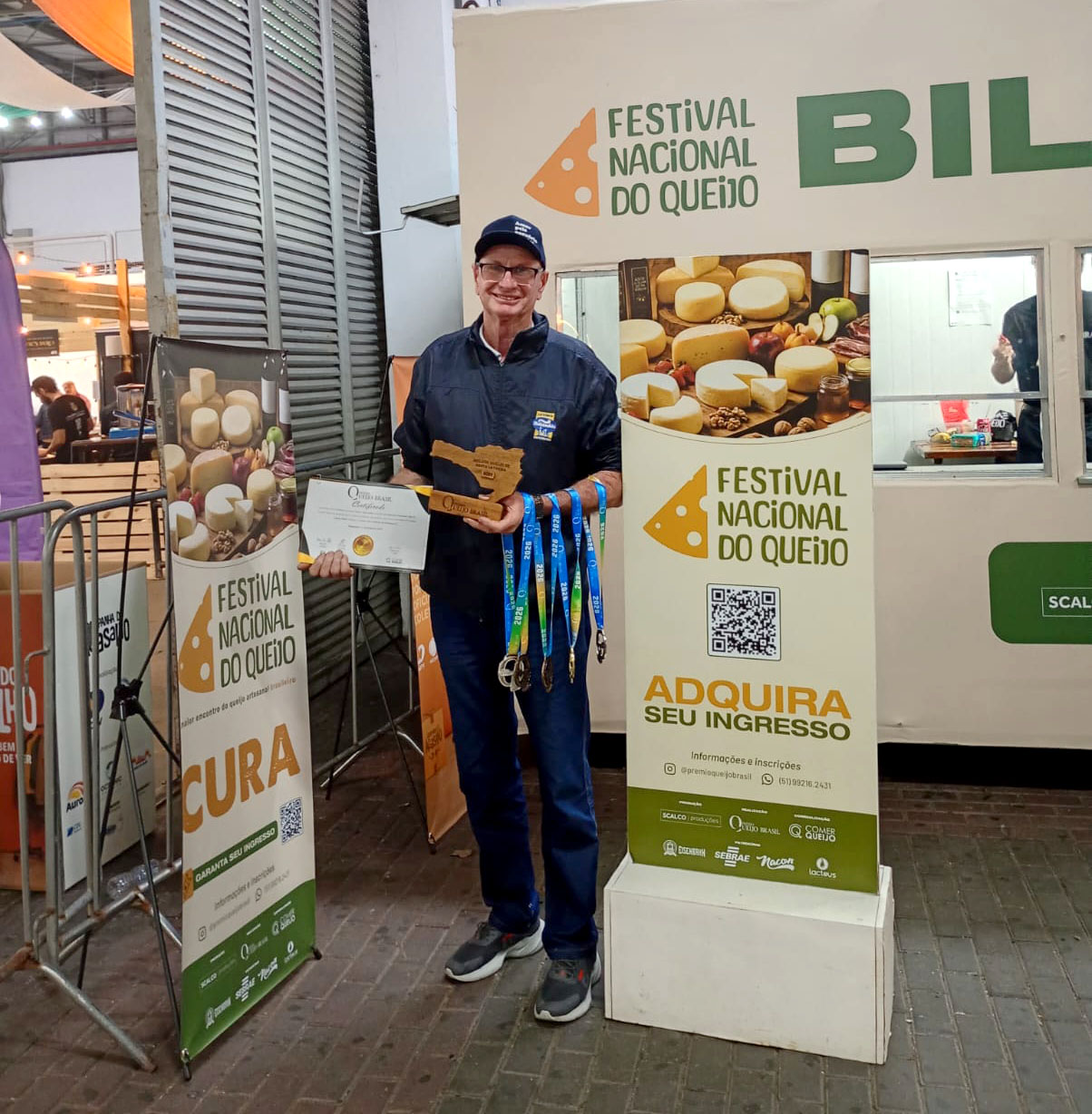Laticínios Holandês no Festival Nacional do Queijo em Blumenau